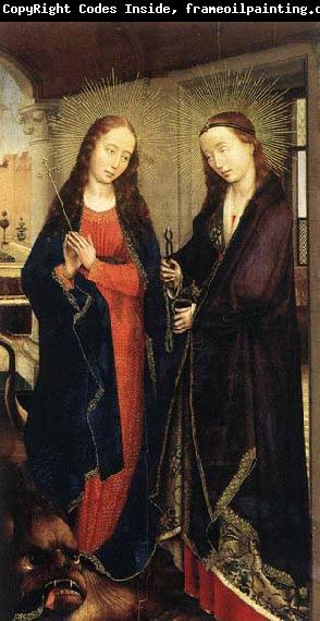WEYDEN, Rogier van der Sts Margaret and Apollonia